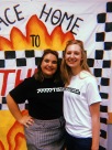 My friend from the newspaper, Maddi, joined Theta!